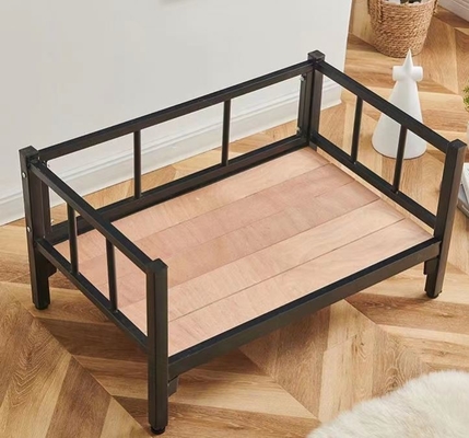 Rechteckige Klappmetall Hundebett Wasch-Stil Handwasch Aluminium Haustierbett für Katzen und Hunde