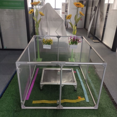 6063/6061/6005/6082/6060 Alloy-Hunde-Spielhalle, tragbar und transparent für kleine Tiere