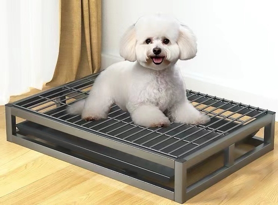 Quadratische Röhre Eisendraht Stahlrahmen für Hunde Urinals Spritz- und Schritt-proof Design