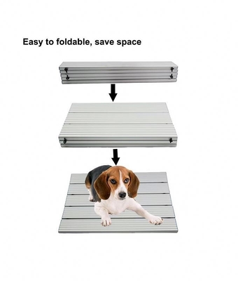 Sommerwärmehilfe für Hunde Handwaschen Aluminium-Kühlmatte für Haustiere Bett Andere Haustierprodukte