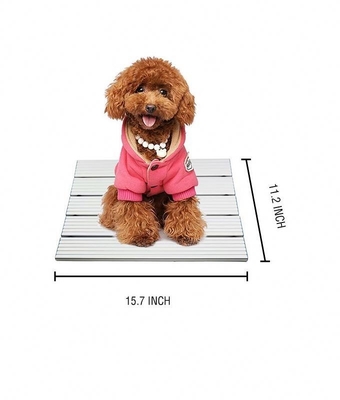 Sommerwärmehilfe für Hunde Handwaschen Aluminium-Kühlmatte für Haustiere Bett Andere Haustierprodukte