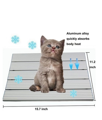 Sommerwärmehilfe für Hunde Handwaschen Aluminium-Kühlmatte für Haustiere Bett Andere Haustierprodukte