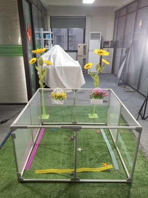 Abnehmbare Acryl-Aluminium-Großhunde-Spielhalle für Schwerlast-Haustier-Sicherheitszaun