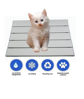 Aluminiumlegierung für Haustiere Kühlkissen Waschbares Eis für kleine Tiere Katzen und Hunde