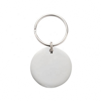 Personalisierte Pet Tag Edelstahl Kreis eingraviert Name ID Halsband für Hund Katze Geschenk
