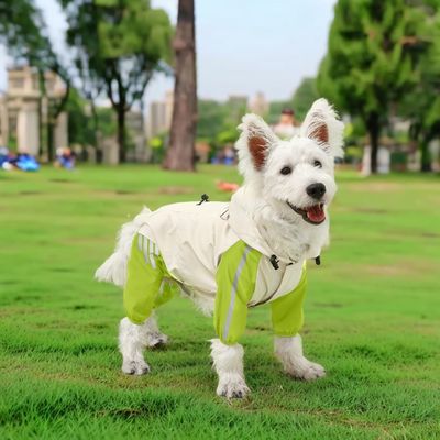 Haustierkleidung Regenmantel Wasserdichtes Tiermuster Kleine Größe für Hunde Sommer/Frühling