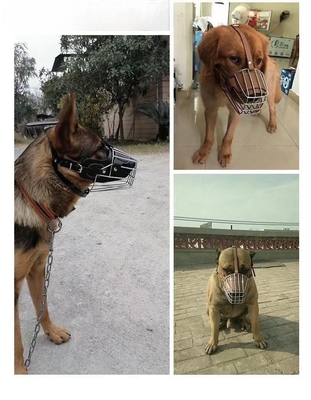Verstellbare Gurte Weiches Atemgefäßes Hunde-Sicheres Maulkorb für große Hunde Festmuster