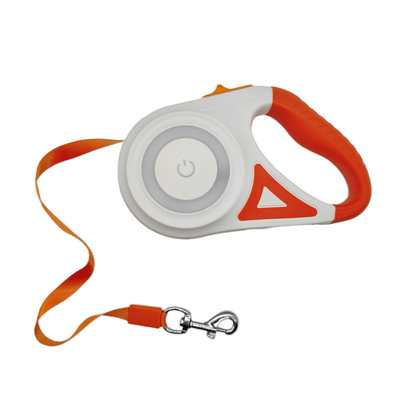 Custom Logo Automatische Haustier Hundeleine mit hellen LED-Leuchten und langlebigem Material