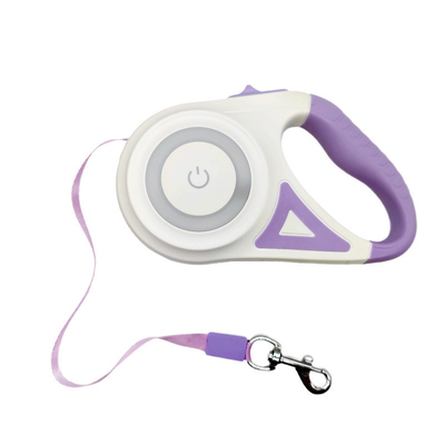 Pet Auto Leash Rückziehbare Hundeschleifleine mit langlebigen und verstellbaren LED-Licht