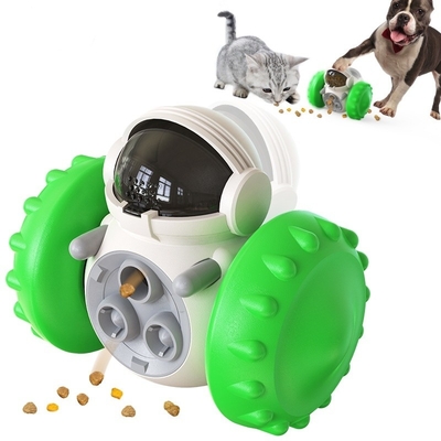 Nachhaltige langfristige Leckage-Nahrungsmittelverteiler für Katzen und Hunde Balance-Auto-Spielzeug