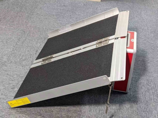 2-8ft Aluminium-Rollstuhl-Rampen rutschfeste Klapprampen für Türschwelle tragbare Rampen