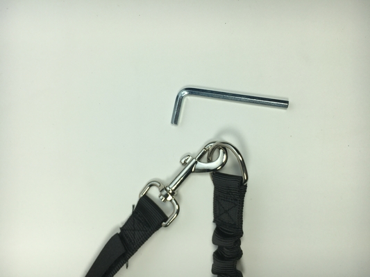 Stick 42,5cm Seil 68cm Handfreies Fahrrad Hundeleine für aktive und abenteuerlustige Hunde