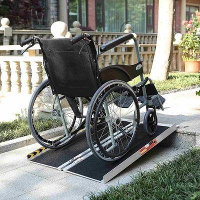 73cm offene Breite T3-T8 Aluminium-Rampen für die Stufen Türen Treppen rutschfeste Oberfläche