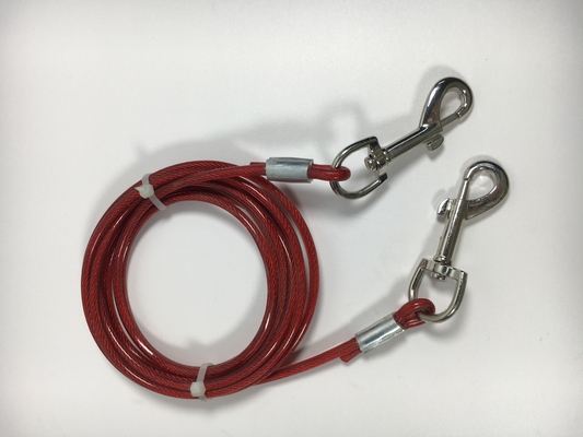 470g Schwergewicht-Haustier-Hund-Spiral-Stahl-Gürtel-Kabel-Metallanker für Reisen