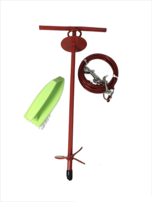 8mx40cm Hundepfahl Spirale Erdschraube Erdanker Spike für Trampolin Schwingen Pavillon Zelt