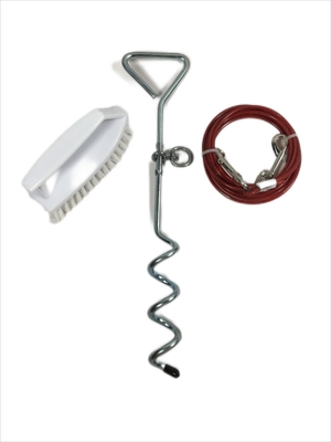 8mx40cm Hundepfahl Spirale Erdschraube Erdanker Spike für Trampolin Schwingen Pavillon Zelt
