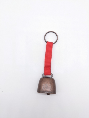 120mm*35mm Outdoor Camping Metall-Kowbell mit Griff und geflochtenen Glocken