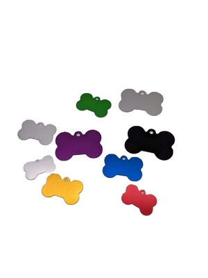 Custom Anodisierte Aluminium-Legierung Hunde-Tag Edelstahl-ID-Tag für Ihren treuen Freund