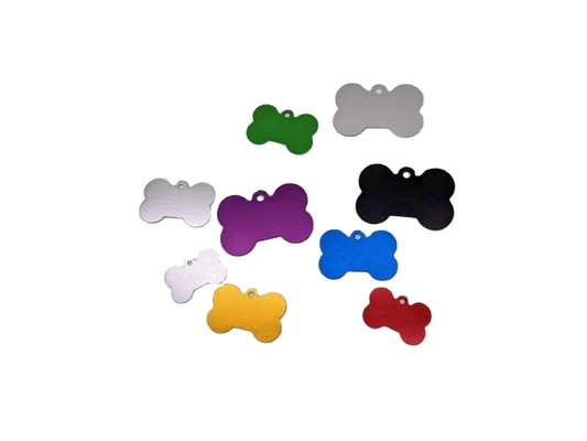 Custom Anodisierte Aluminium-Legierung Hunde-Tag Edelstahl-ID-Tag für Ihren treuen Freund