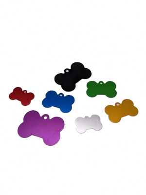 Custom Anodisierte Aluminium-Legierung Hunde-Tag Edelstahl-ID-Tag für Ihren treuen Freund
