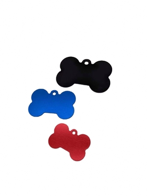 Custom Anodisierte Aluminium-Legierung Hunde-Tag Edelstahl-ID-Tag für Ihren treuen Freund