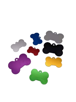 Mehrfarbige Hunde-Tag-Gravur Hunde-Tags in Aluminiumlegierung mit personalisiertem Design