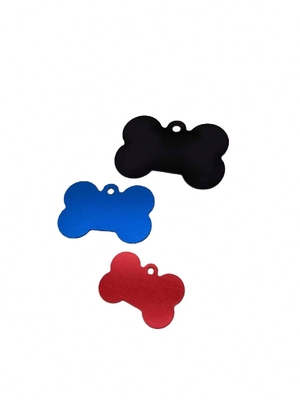 Mehrfarbige Hunde-Tag-Gravur Hunde-Tags in Aluminiumlegierung mit personalisiertem Design