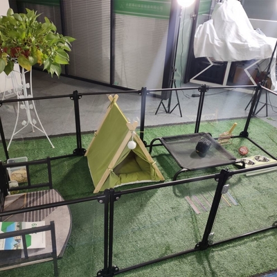 CLASSICS Stil DIY Acryl Transparent Klappbare Garten Heimtiere Zaun Käfig für den US-Markt