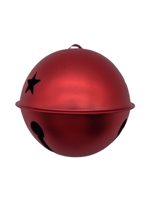 Weihnachtsschmuck Haustier Anhänger Hängend Farbige Eisen Metall Jingle Glocken Kreis Ornamente