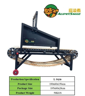Ersetzbare Acrylplatte aus Stahl Holz Trainingshund Baffle für Laufband Agilität