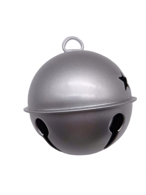 Weihnachtsschmuck Haustier Anhänger Hängend Farbige Eisen Metall Jingle Glocken Kreis Ornamente
