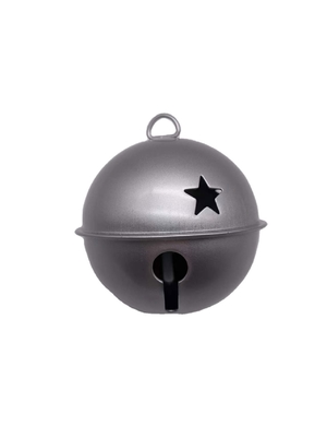 Weihnachtsschmuck Haustier Anhänger Hängend Farbige Eisen Metall Jingle Glocken Kreis Ornamente