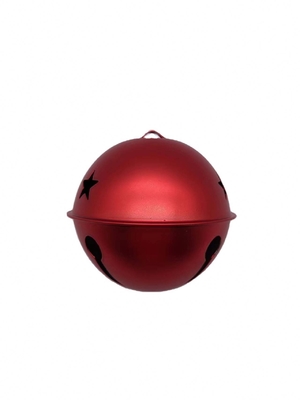 Weihnachtsschmuck Haustier Anhänger Hängend Farbige Eisen Metall Jingle Glocken Kreis Ornamente