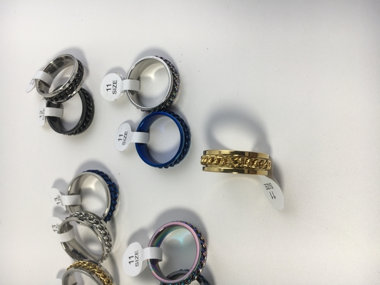 EN-Standard Rotationsring aus Titanstahl für Männer zur einfachen Öffnung von Flaschen und Bier