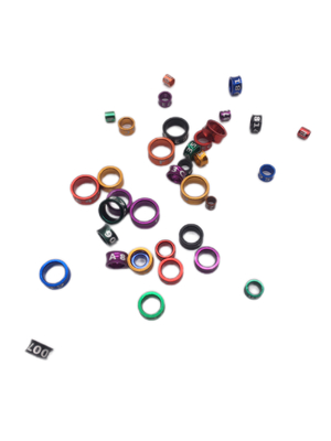 Aluminium-Identifikationsring für Papageientaubenfüße Lademengen 20 GP 10 Tonnen