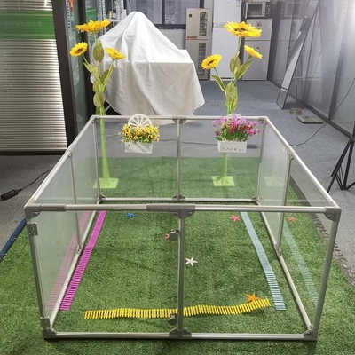 Maßgeschneiderte leichte tragbare Tierzaun Pet Playpen Käfig mit robuster Flexibilität