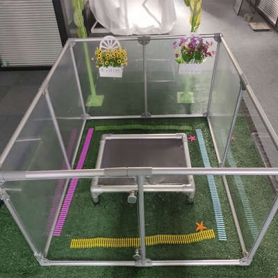 Maßgeschneiderte leichte tragbare Tierzaun Pet Playpen Käfig mit robuster Flexibilität