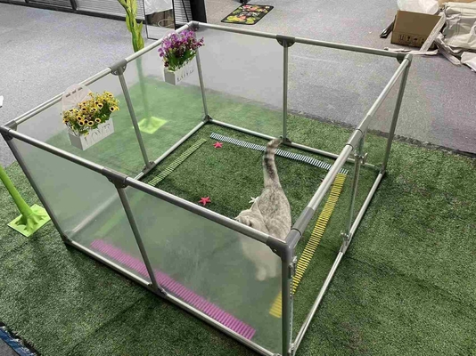 Maßgeschneiderte leichte tragbare Tierzaun Pet Playpen Käfig mit robuster Flexibilität