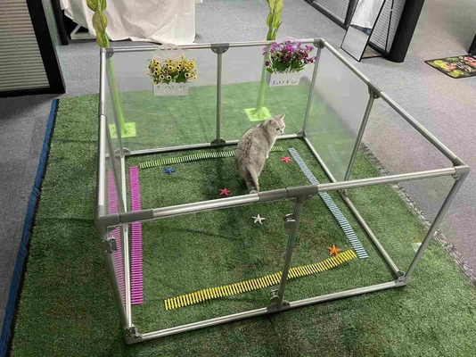 Maßgeschneiderte leichte tragbare Tierzaun Pet Playpen Käfig mit robuster Flexibilität