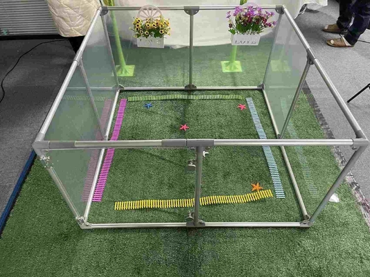 Maßgeschneiderte leichte tragbare Tierzaun Pet Playpen Käfig mit robuster Flexibilität