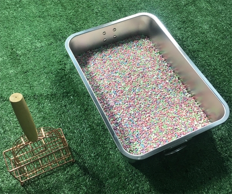45x30x10cm Größe Waschbare Katzentoilettenschachtel zur Reinigung von Haustieren aus Edelstahl