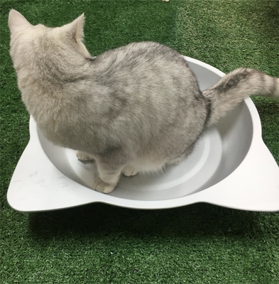 Handwaschen Rundschüsselförmige Katzennest Aluminiummaterial für Ihren pelzigen Begleiter