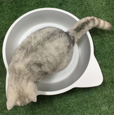 Handwaschen Rundschüsselförmige Katzennest Aluminiummaterial für Ihren pelzigen Begleiter
