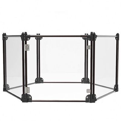 Schwarzer Haustierkäfig für kleine, mittlere und große Rassen