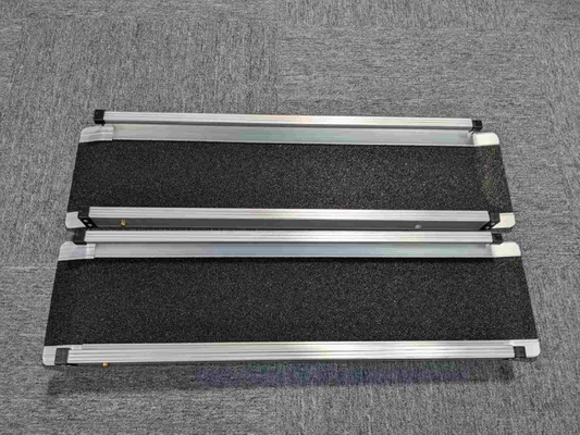 Aluminiumlegierte Rampe für barrierefreien Rollstuhl, maßgeschneiderter und tragbarer Zugang