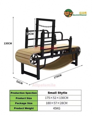 175cm*52cm*130cm/200cm*58cm*150cm Hundelaufband Robustes Holz Ideal für Indoor-Training
