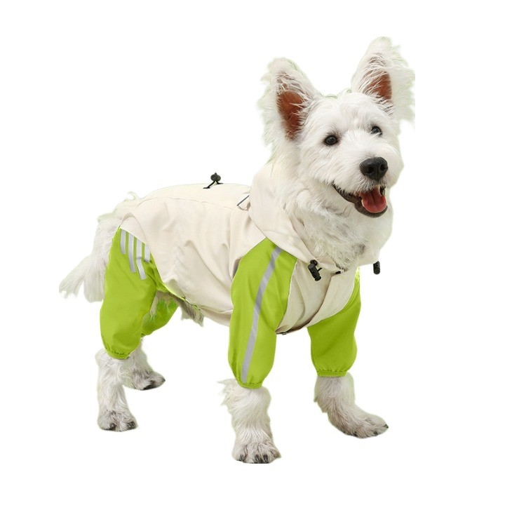 Massiv wasserdichte Hunde Poncho für kleine mittelgroße Hunde Katzen reflektierende Regenjacke Fall