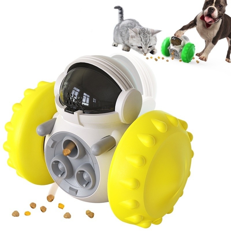 Nachhaltige langfristige Leckage-Nahrungsmittelverteiler für Katzen und Hunde Balance-Auto-Spielzeug