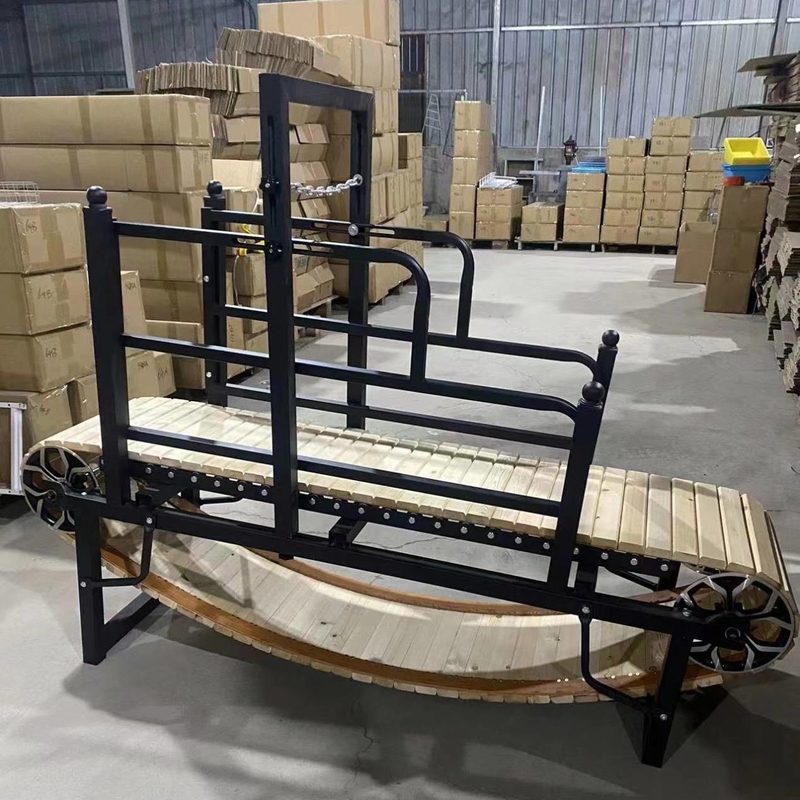 175cm*52cm*130cm/200cm*58cm*150cm Holz-Slat-Laufband für maßgeschneiderte Hundetraining