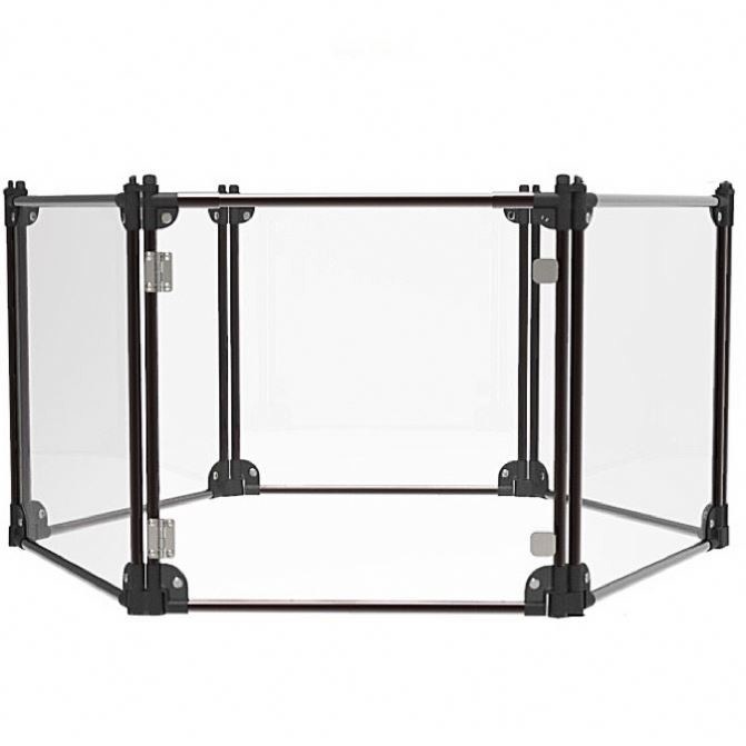 Maßgeschneiderte Größe Indoor Heavy Duty Dog Exercise Puppy PlayPen mit Metallzaunplatten
